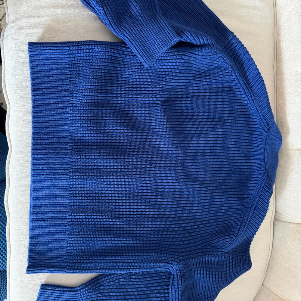 Everlane Deep Blue Ribbed Knit - Picture 3 of 3